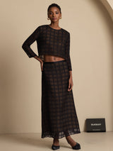 [Negro] SilkSilky-ES Skirt 006