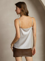 [Plata] SilkSilky-ES Spaghetti Strap Top de tirantes 002