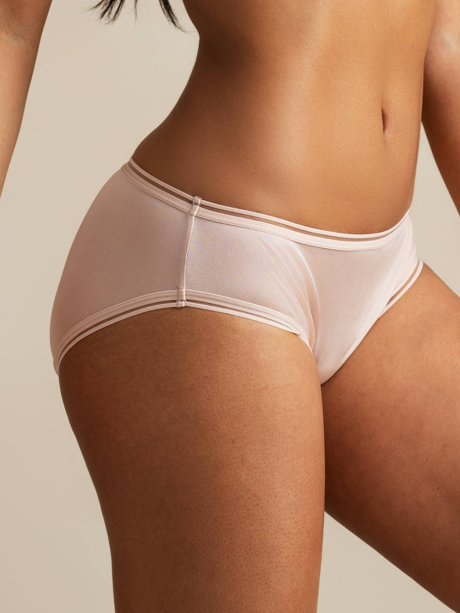 [Malva Pálido] SilkSilky-ES Seda Pura Panty 003,