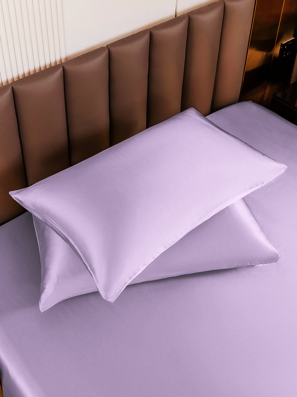 SilkSilky-ES 19Momme Seda Pura Pillowcase Lavanda 004