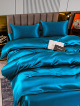 [Azul Real] SilkSilky-ES 22Momme Juego de ropa de cama 003