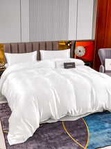 [Blanco] SilkSilky-ES 22Momme Juego de ropa de cama 003