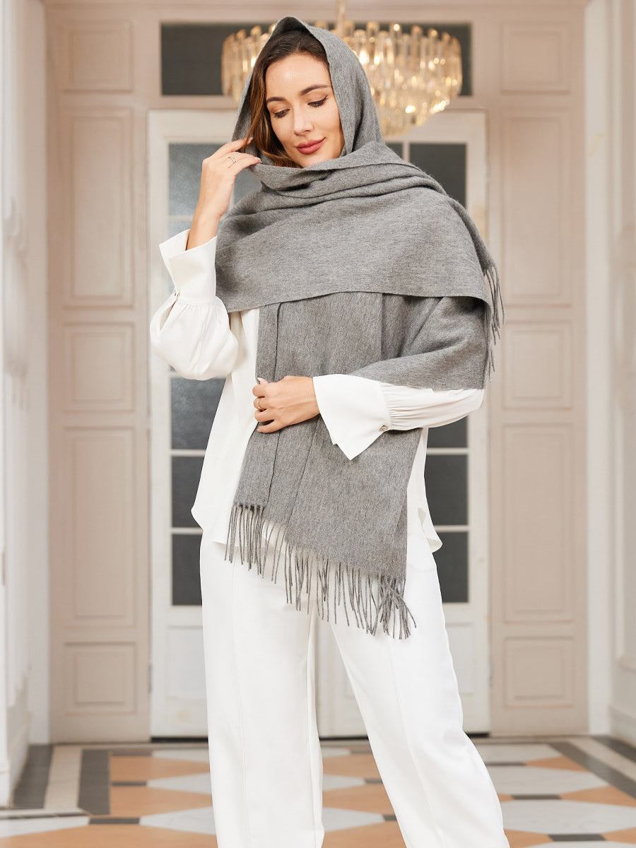 [Gris] SilkSilky-ES Lana Scarf 001
