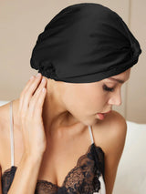 [Negro] SilkSilky-ES Gorros De Dormir 002