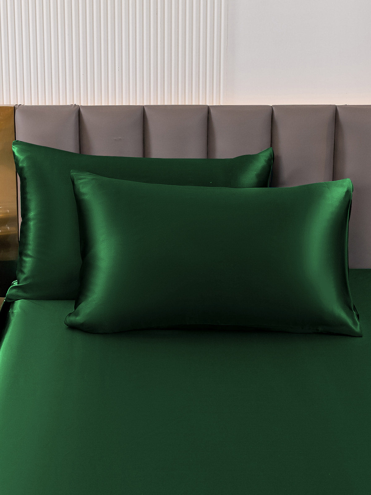 [Verde Oscuro] SilkSilky-ES 19Momme Seda Pura Pillowcase 003