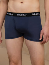 [Azul Oscuro] SilkSilky-ES Mens Underwear 003