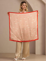 [Cereza Beige] SilkSilky-ES Scarf 003
