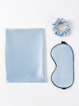 [Azul Claro] SilkSilky-ES 19Momme Seda Pura Pillowcase Set 004
