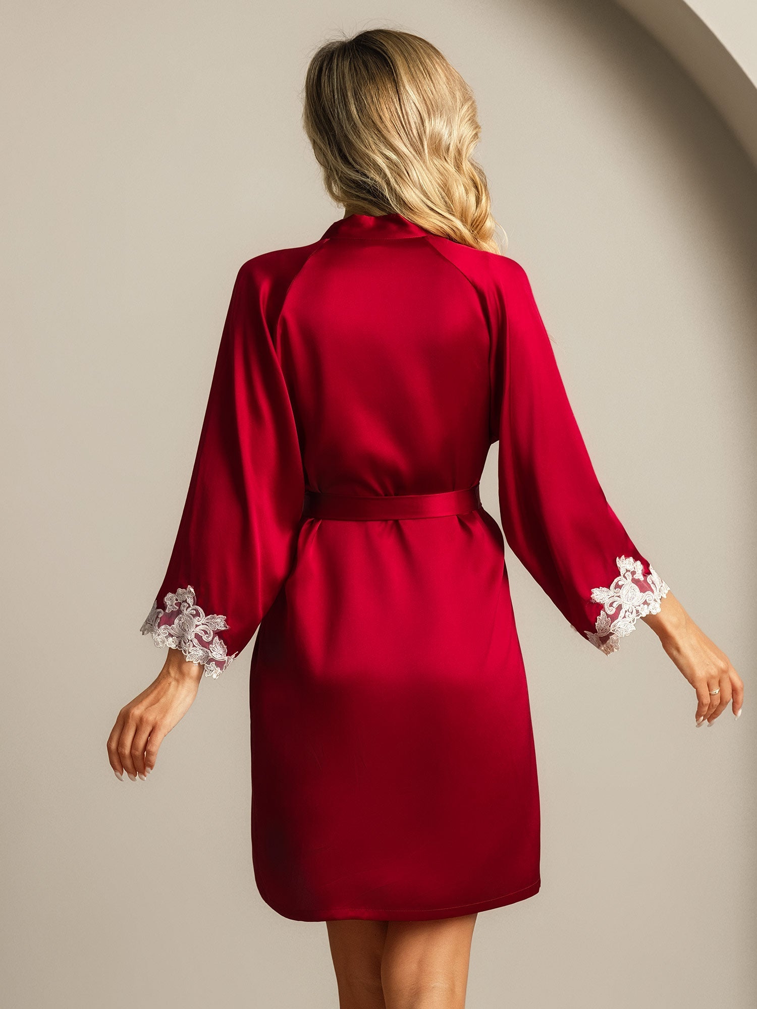 [Vino] SilkSilky-ES Seda Pura Womens Robe 002,