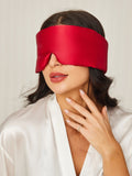 SilkSilky ES 19Momme Seda Pura Eye Mask MalvaPálido 004