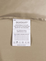 [Caqui] SilkSilky-ES 19Momme Juego de ropa de cama 005