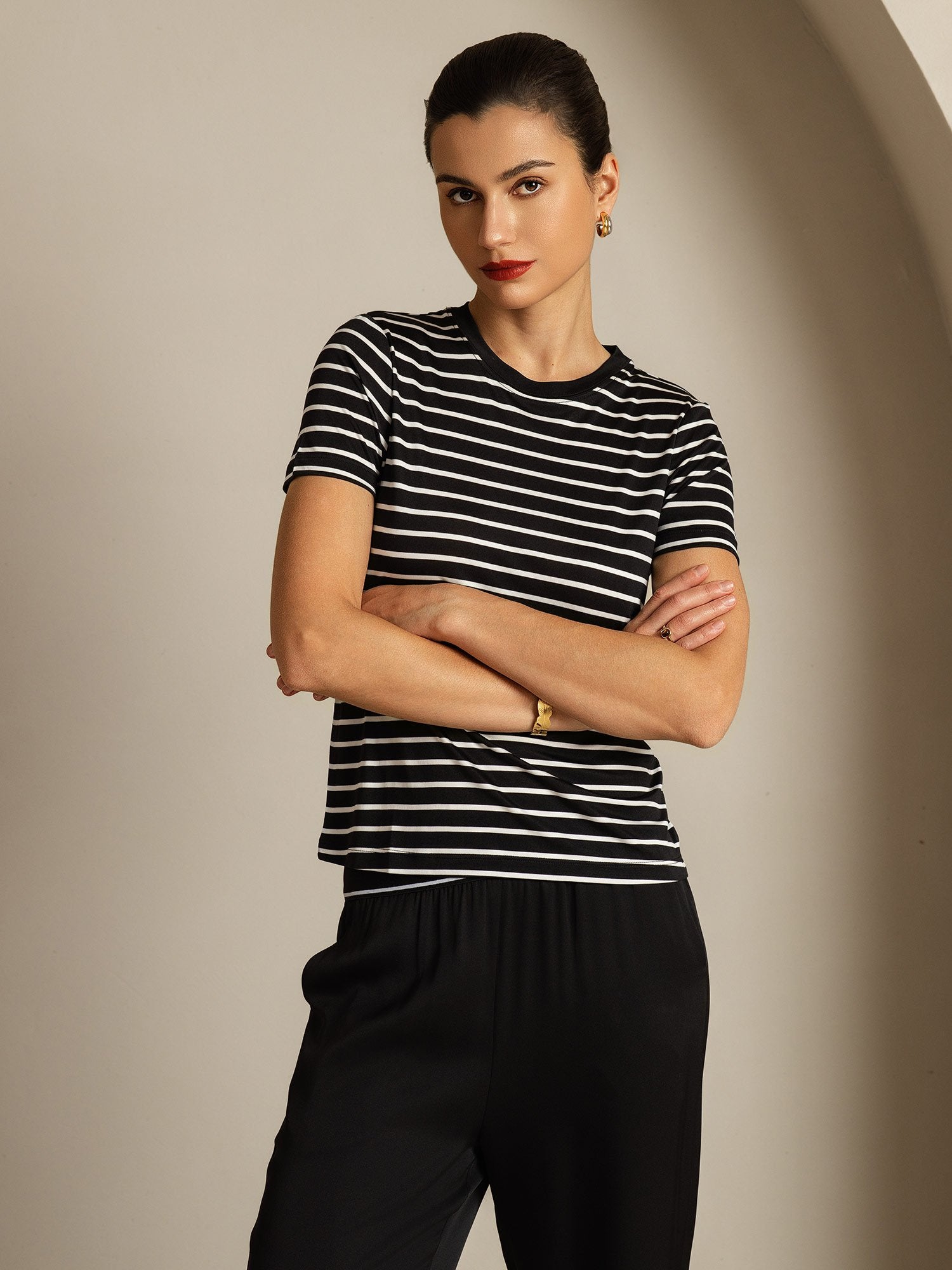 [RayaNegra] SilkSilky-ES Seda Pura Womens T-Shirt 005