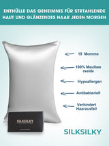 [Plata] SilkSilky-ES 19Momme Seda Pura Pillowcase 002