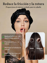 [Negro] SilkSilky-ES Gorros De Dormir 003