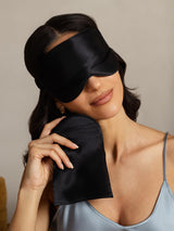 [Negro] SilkSilky-ES Antifaces De Dormir 001