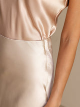 [Beige] SilkSilky-ES Falda 004