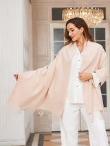 [Beige] SilkSilky-ES Lana Bufanda 001