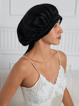 [Negro] SilkSilky-ES Gorros De Dormir 004