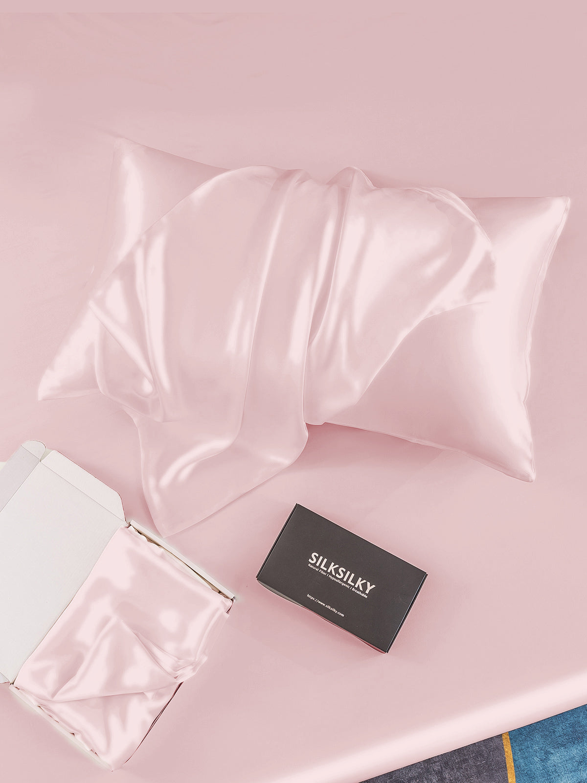 [Rosa] SilkSilky-ES 19Momme Seda Pura Pillowcase 006