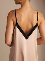 [Toscana] SilkSilky-ES V Neck Vestido 002