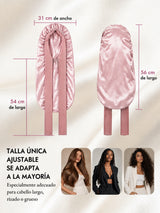 [Rosa] SilkSilky-ES Gorros De Dormir 004