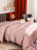 SilkSilky ES 19Momme Seda Pura Duvet Cover MalvaPálido 004