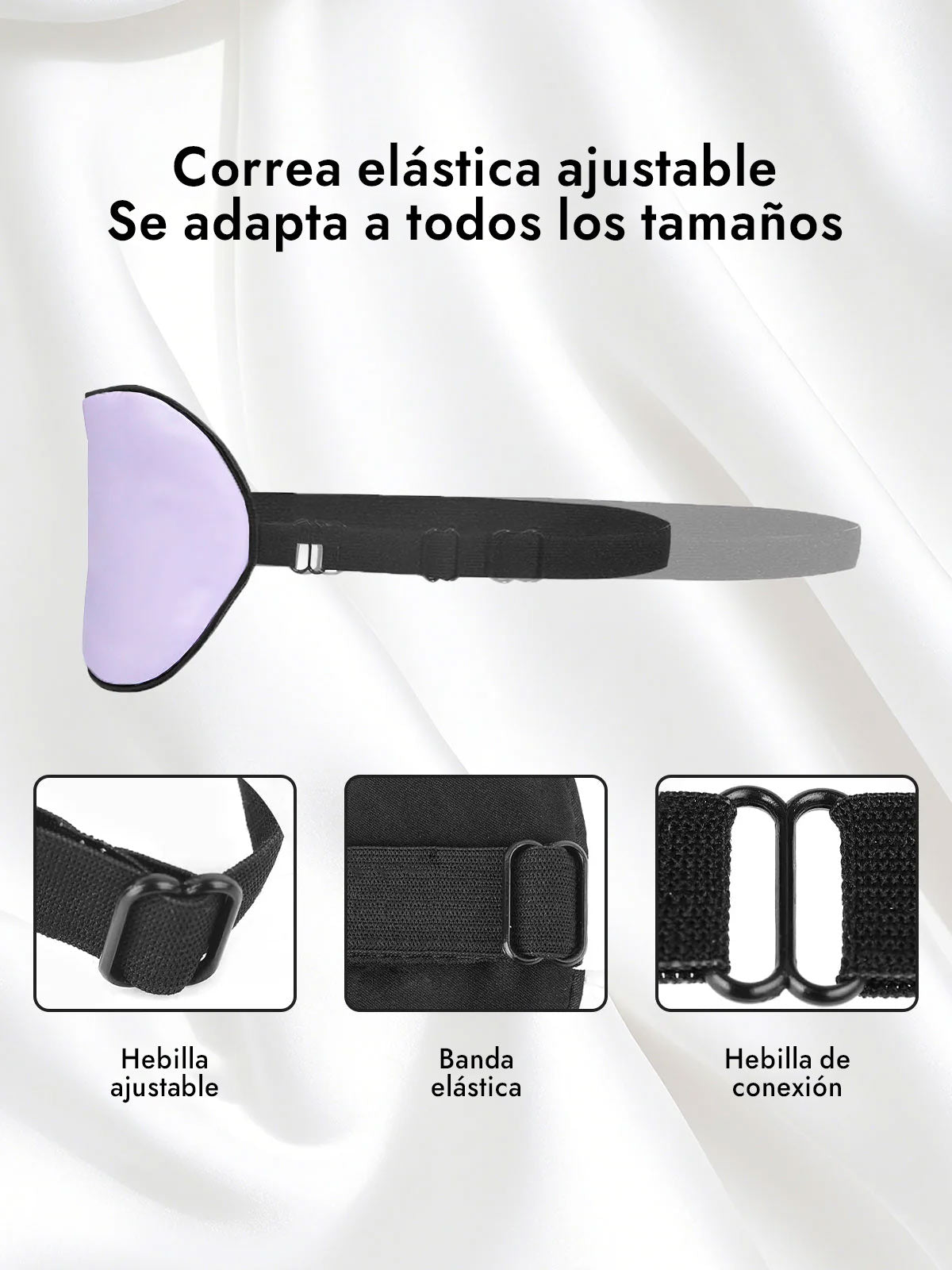 [Lavanda] SilkSilky-ES Antifaces De Dormir 004