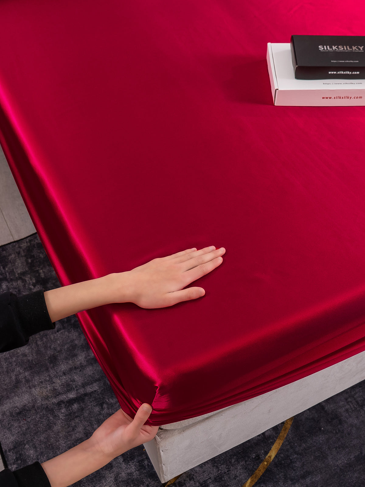 [Vino] SilkSilky-ES 19Momme Seda Pura Bedding Set 003