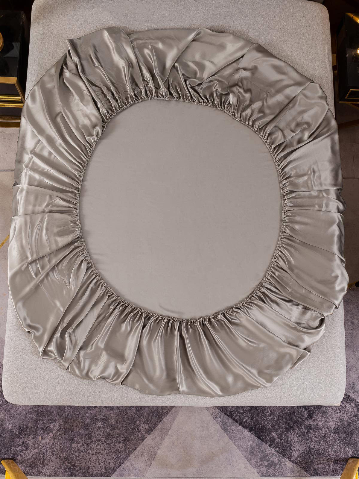 [Gris] SilkSilky-ES 25Momme Seda Pura Sheet 003