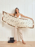 SilkSilky ES Seda Pura Scarf Beige 002