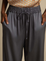 [GrisOscuro] SilkSilky-ES 19Momme Womens Pants 004