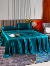 [Azul Real] SilkSilky-ES 22Momme Seda Pura Bedding Set 005,