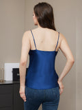 SilkSilky-ES-Seda-Pura-Sin-mangas-Cuello-en-V-Top-de-tirantes-Azul-Oscuro-002