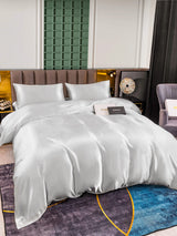 [Plata] SilkSilky-ES 25Momme Juego de ropa de cama 001