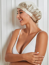 [Beige] SilkSilky-ES Gorros De Dormir 003