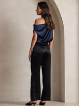 [Negro] SilkSilky-ES Pantalones de mujer 002