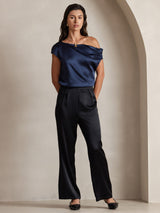 [Negro] SilkSilky-ES Pantalones de mujer 008