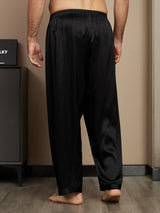 [Negro] SilkSilky-ES Mens Sleep Bottoms 002