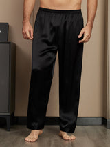 [Negro] SilkSilky-ES Mens Sleep Bottoms 003