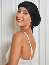 [Negro] SilkSilky-ES Gorros De Dormir 002