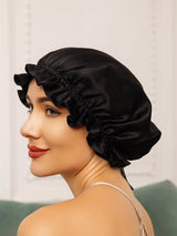 [Negro] SilkSilky-ES Gorros De Dormir 003