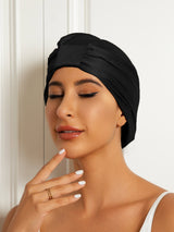 [Negro] SilkSilky-ES Gorros De Dormir 003
