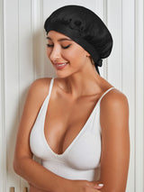 [Negro] SilkSilky-ES Gorros De Dormir 004