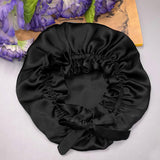 [Negro] SilkSilky-ES Gorros De Dormir 006