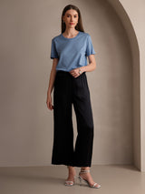 [Negro] SilkSilky-ES Pantalones de mujer 005