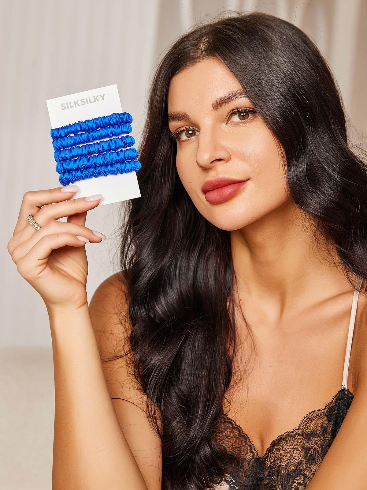 [Azul] SilkSilky-ES 19Momme Scrunchie 001