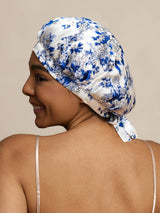 [Porcelana Azul Y Blanca] SilkSilky-ES Gorros De Dormir 004