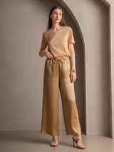 [Champán] SilkSilky-ES Pantalones de mujer 005