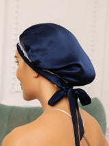 [Azul Oscuro] SilkSilky-ES Gorros De Dormir 002