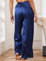[Azul Oscuro] SilkSilky-ES Pantalones de mujer 002